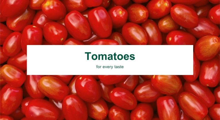 Title page covered in cherry tomatoes
